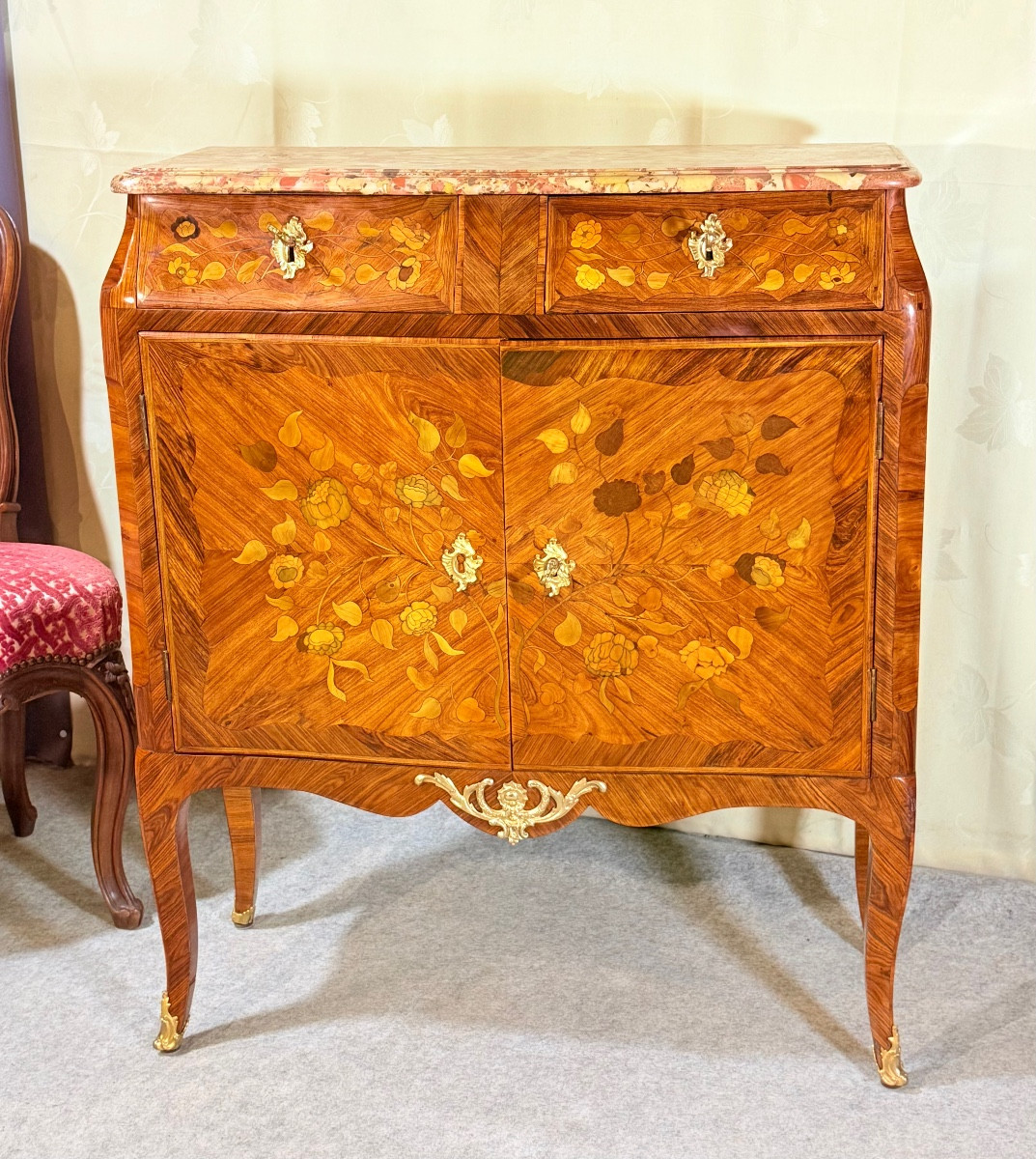 Meuble Estampillé Léonard BOUDIN , Époque XVIIIe Siècle -photo-7