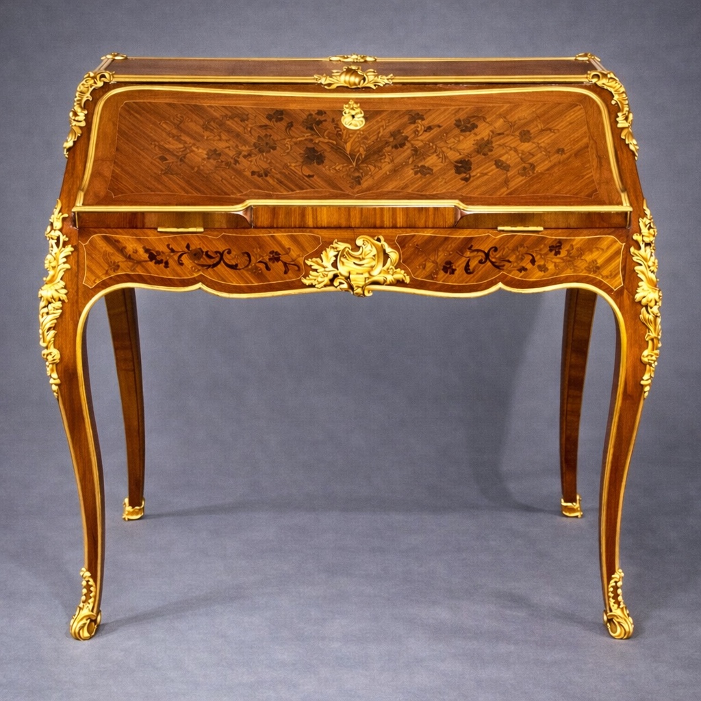 Remise de 20 \\%. : Bernard  VAN RIESEN BURGH(BVRB) (1700-1760), Attribué à Bureau de Pente 