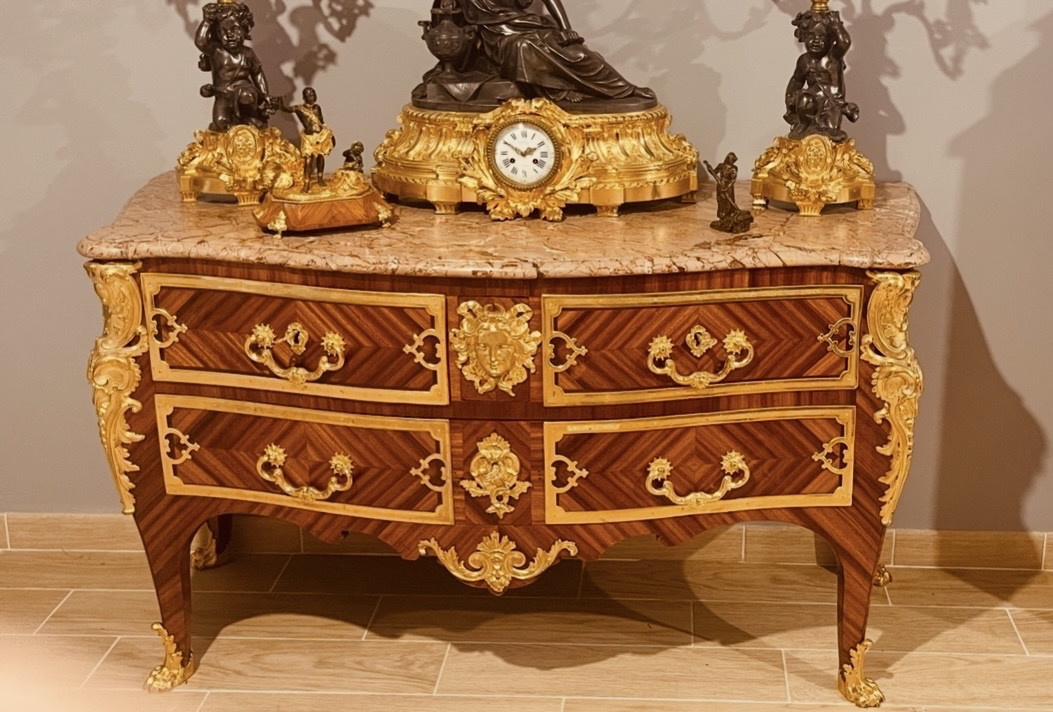 Commode par Charles CRESSENT , vers 1725-1735 , début XVIIIe -photo-7