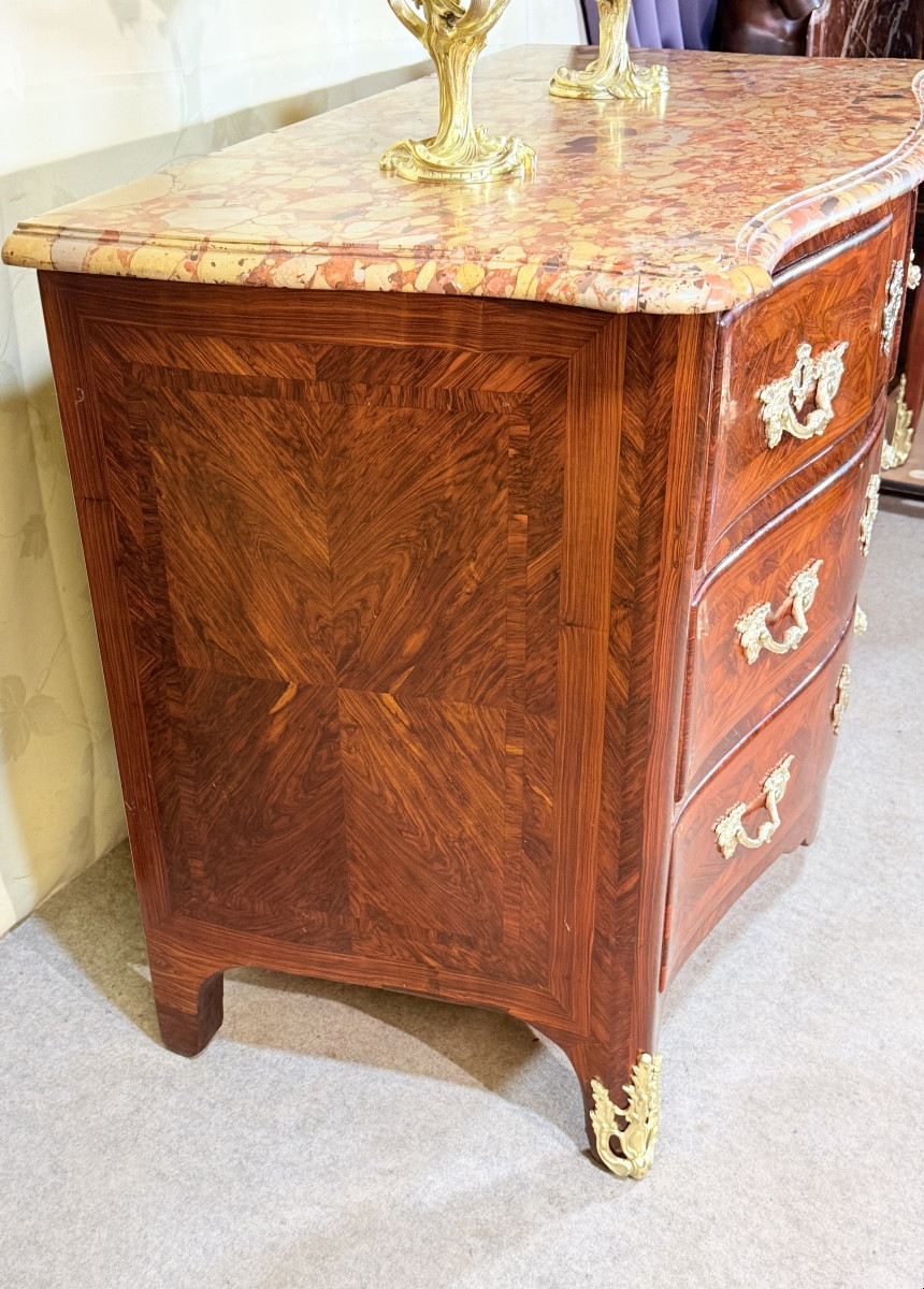 Regency Marquetry Commode, Mid-18th Century -photo-4