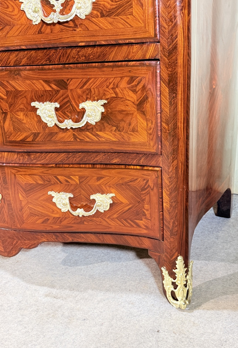 Regency Marquetry Commode, Mid-18th Century -photo-7