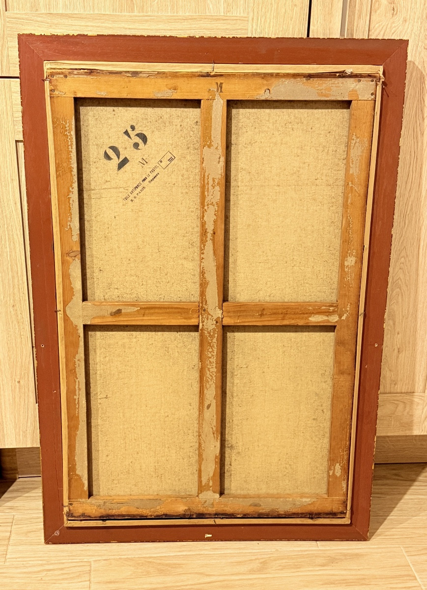 Pastel Signed Maurice Eliot, Dated 1906 -photo-4