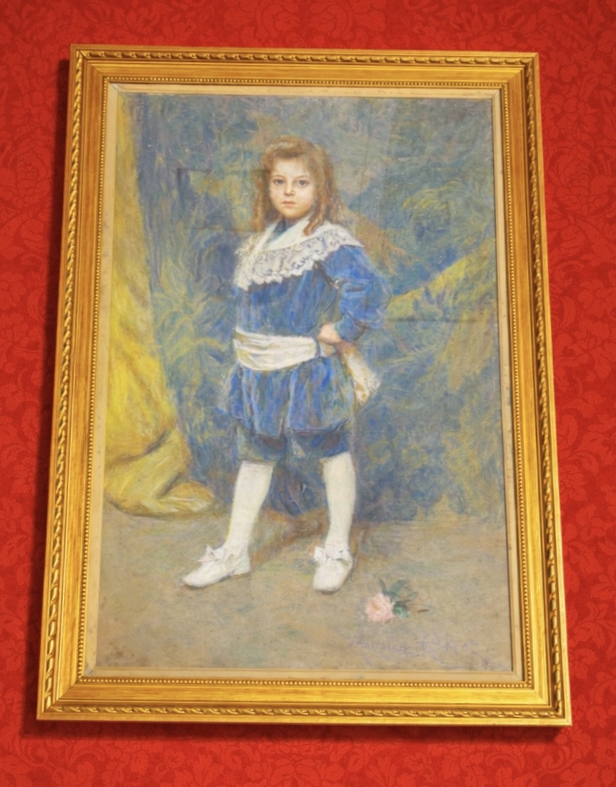 Pastel signé Maurice ELIOT daté 1906 