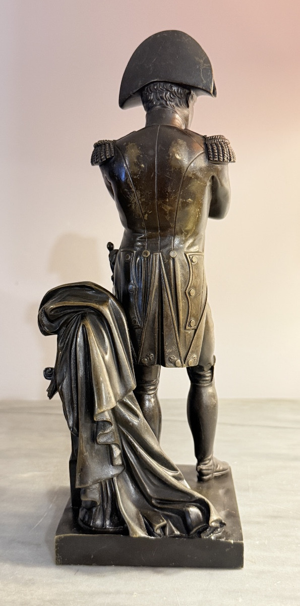 Statue en Pied  de Napoléon 1er , en Bronze Patine Brune -photo-7