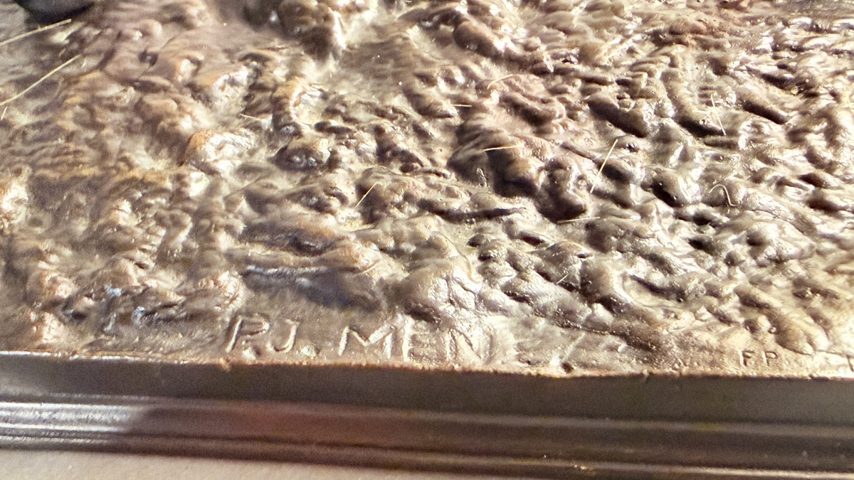 Cheval en Bronze  signé Pierre Jules MÈNE et BARBEDIENNE. -photo-1