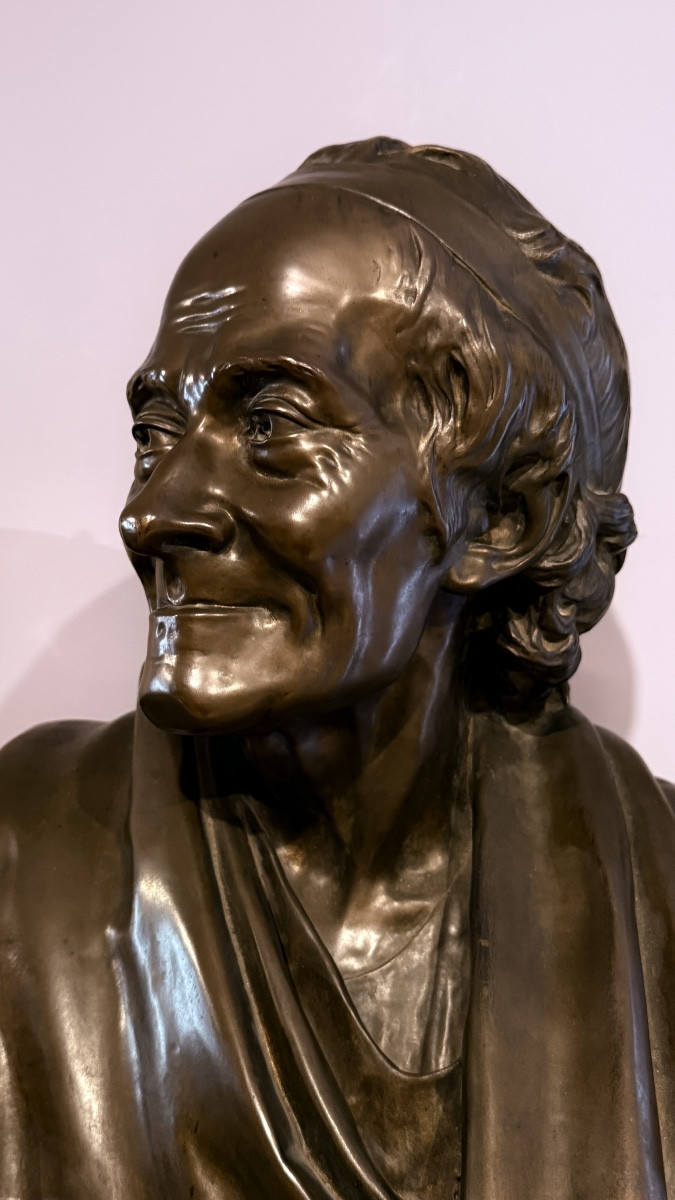 Buste en Bronze Signé BARBEDIENNE ,  XIXe Siècle -photo-2