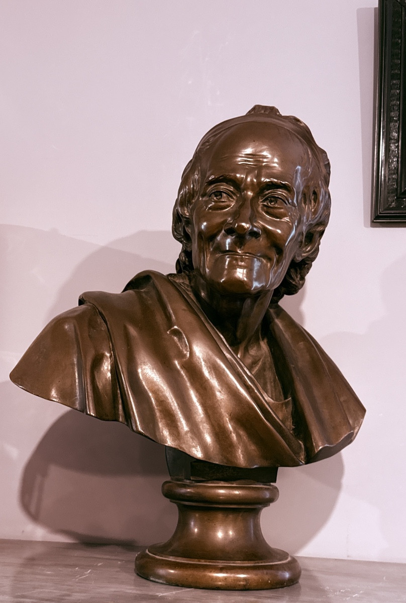 Buste en Bronze Signé BARBEDIENNE ,  XIXe Siècle -photo-7