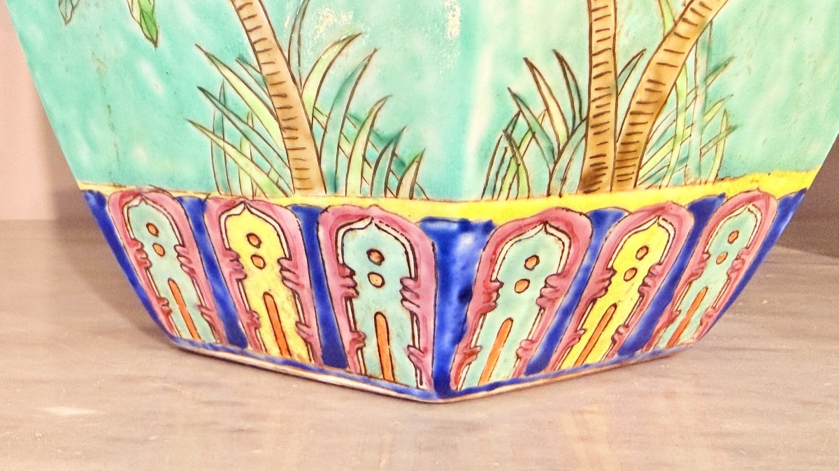 Pair Of Ginger Jars, China, Signed, 19th Century -photo-5