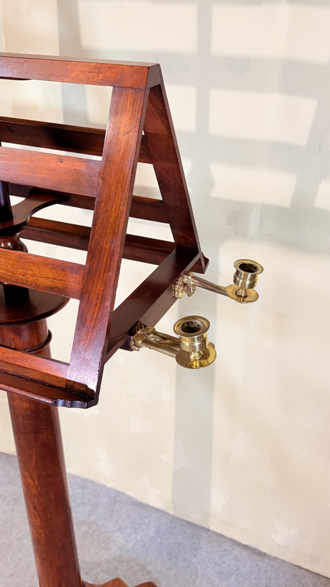 Lutrin de Duettistes en Acajou , Époque XIXe -photo-2