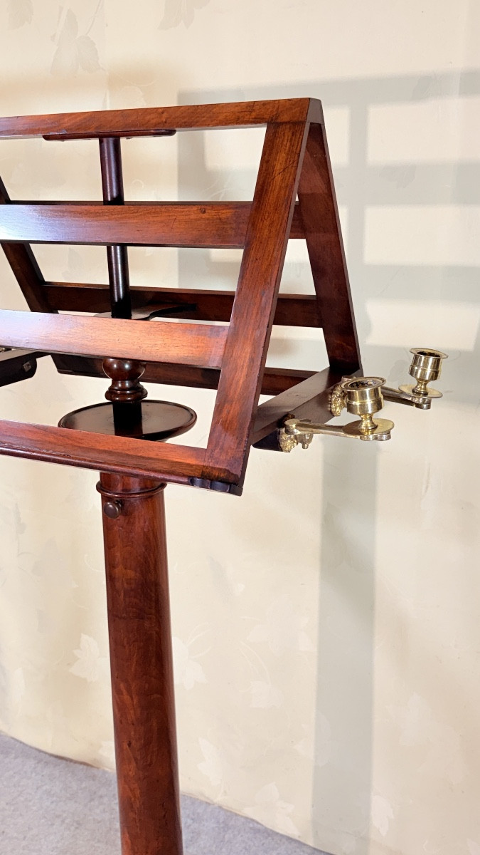 Lutrin de Duettistes en Acajou , Époque XIXe -photo-2