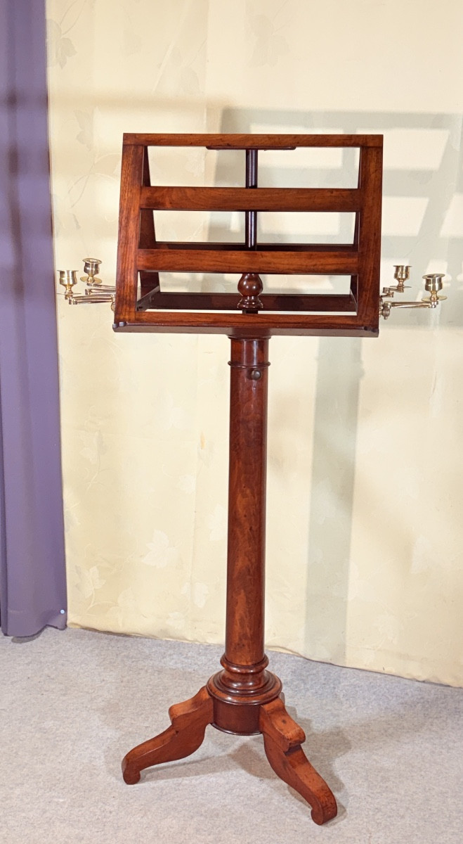 Lutrin de Duettistes en Acajou , Époque XIXe -photo-6