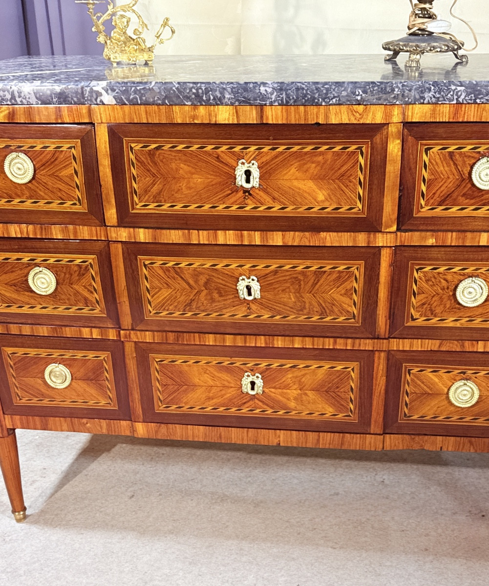 Commode Louis XVI , Époque XVIIIe Siècle -photo-6
