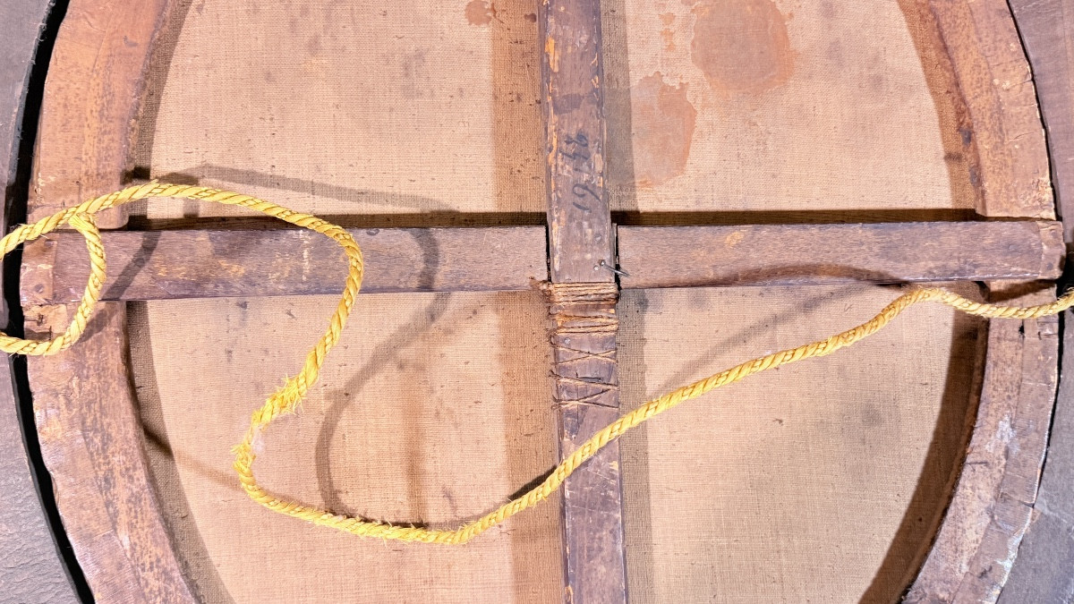 Portrait , École Française , d’Epoque XVIIIe , -photo-3