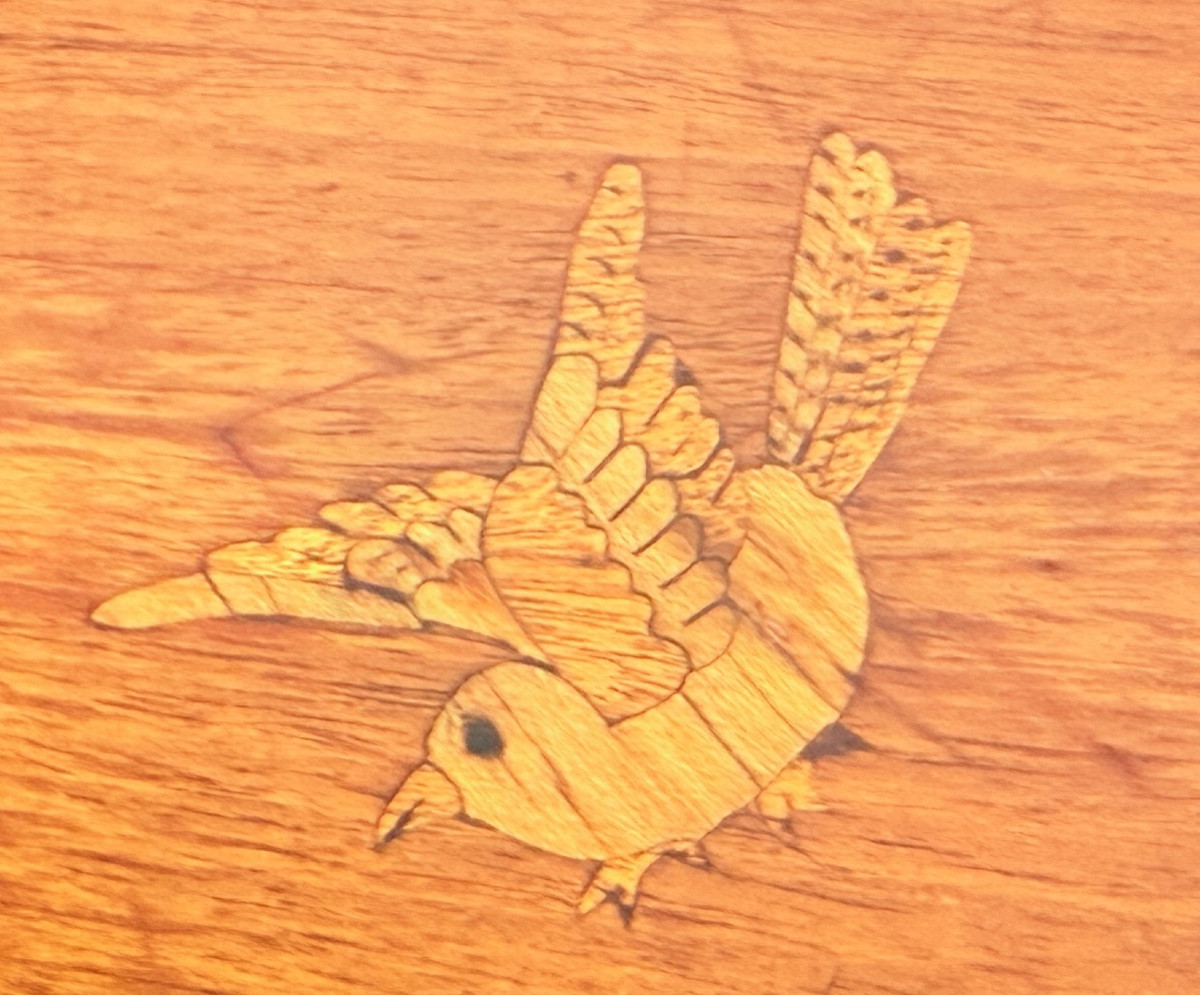 Chiffonnière Louis XV en Merisier , Époque XVIIIe Siècle -photo-4