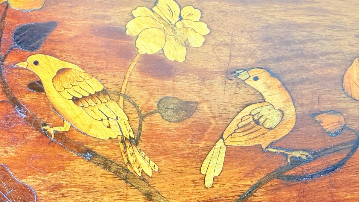 Chiffonnière Louis XV en Merisier , Époque XVIIIe Siècle -photo-2