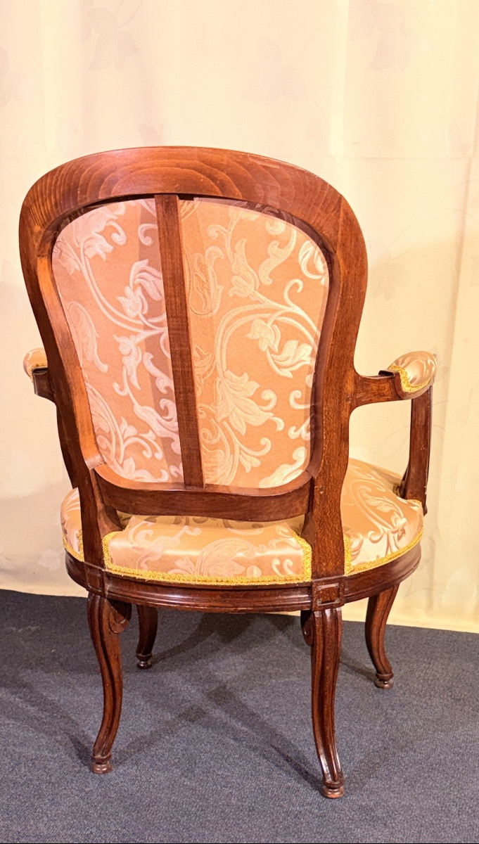 Armchair Stamped G. Iacob, Model Delivered To The Count Of Artois, 18th Century -photo-1