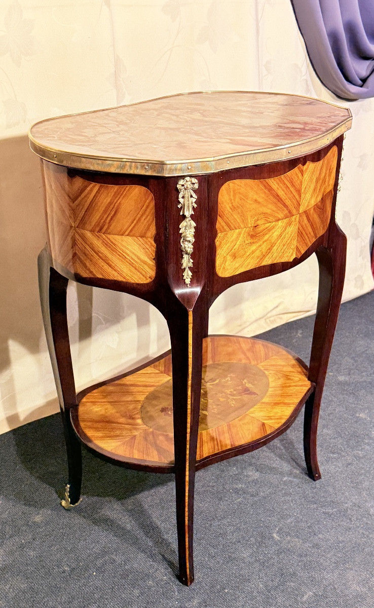 Living Room Table, Stamped Pierre Roussel, 18th Century -photo-1