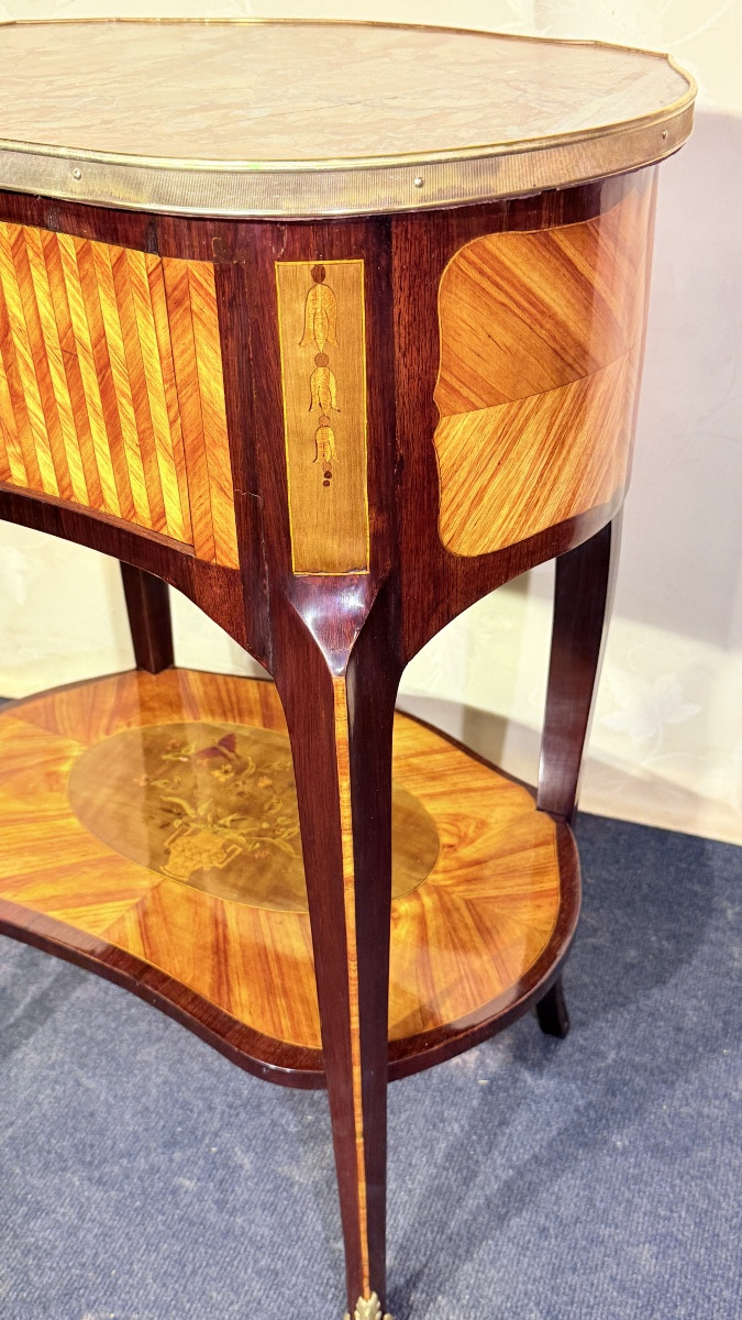 Living Room Table, Stamped Pierre Roussel, 18th Century -photo-6