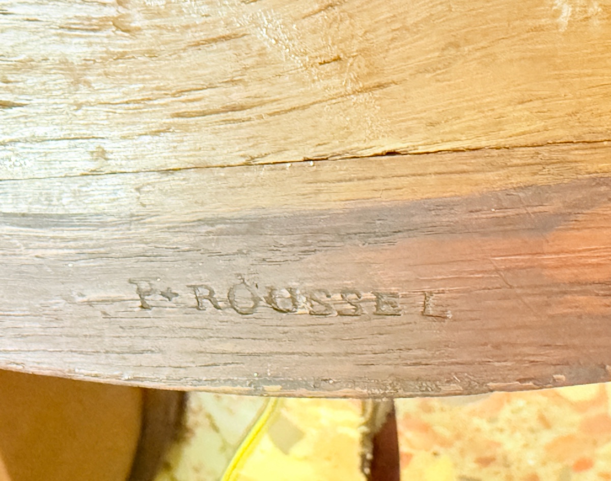 Table de Salon , Estampillée Pierre Roussel , XVIIIe Siècle -photo-8