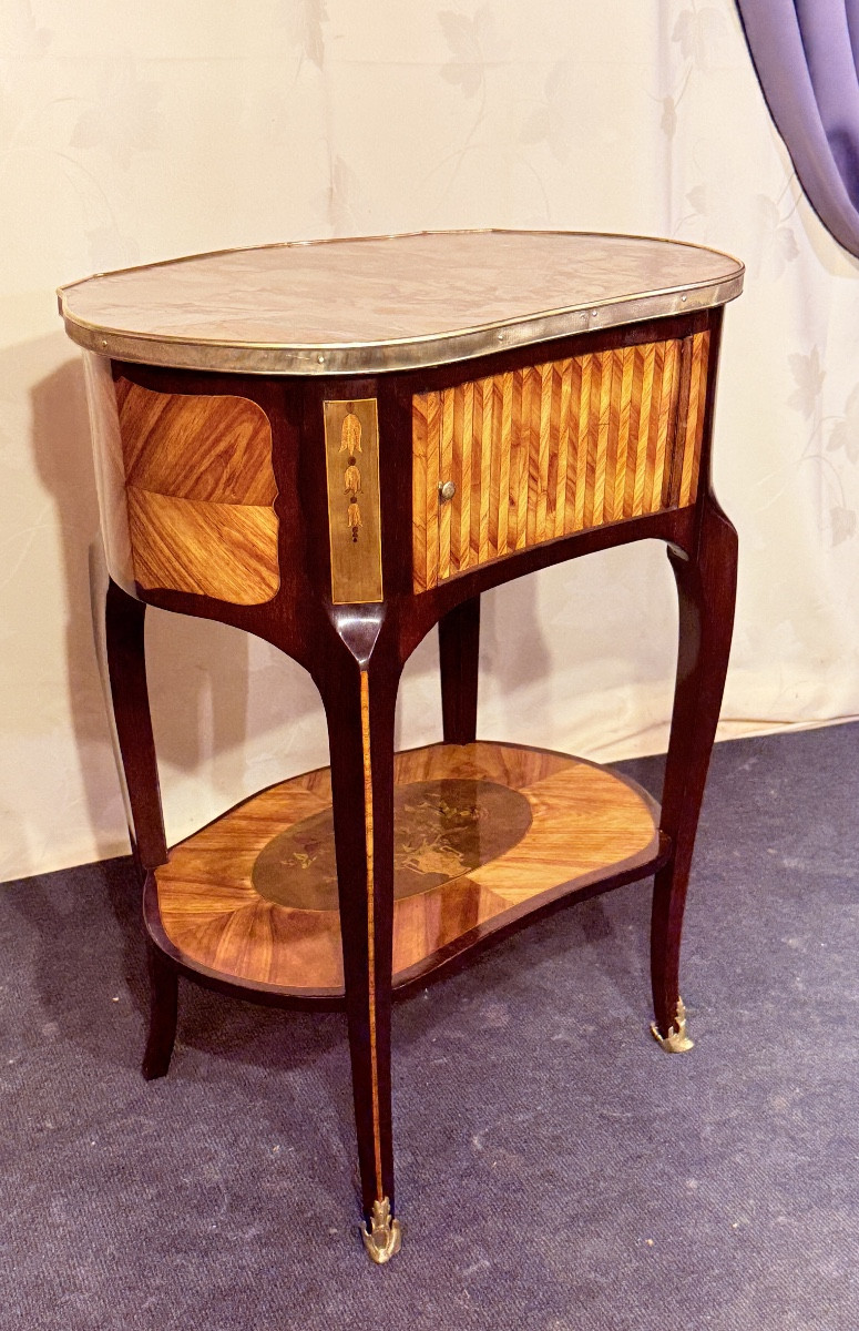 Living Room Table, Stamped Pierre Roussel, 18th Century 