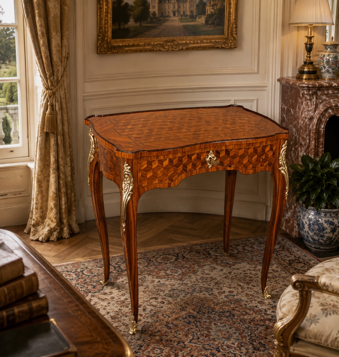 Table de Salon Louis XV , Époque XVIIIe Siècle 