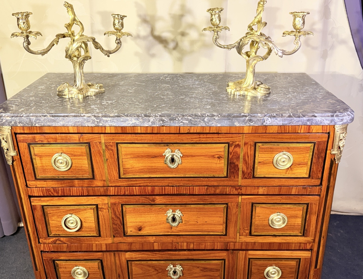 Commode Louis XVI , Époque XVIIIe Siecle -photo-2
