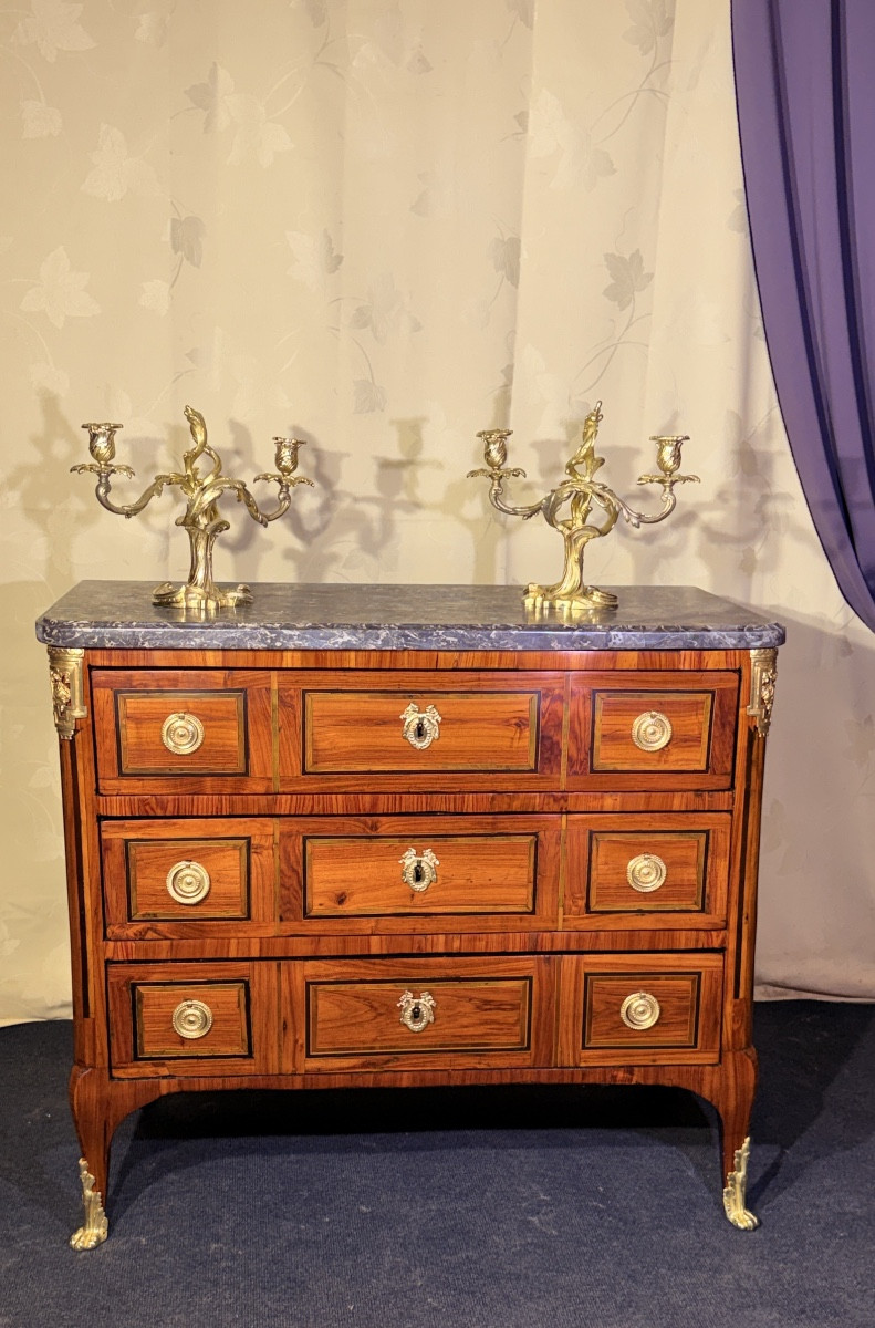 Commode Louis XVI , Époque XVIIIe Siecle -photo-2