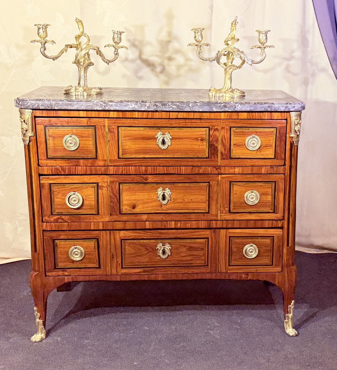 Commode Louis XVI , Époque XVIIIe Siecle -photo-7