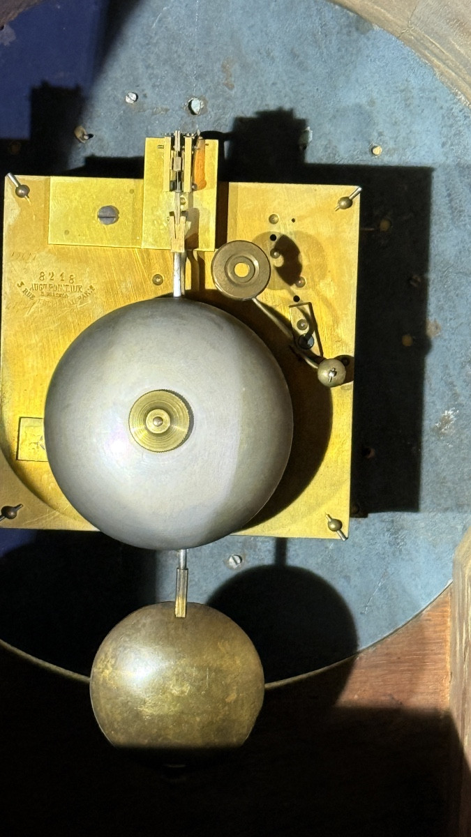 Cartonnier Louis XV Clock, 18th Century-photo-6