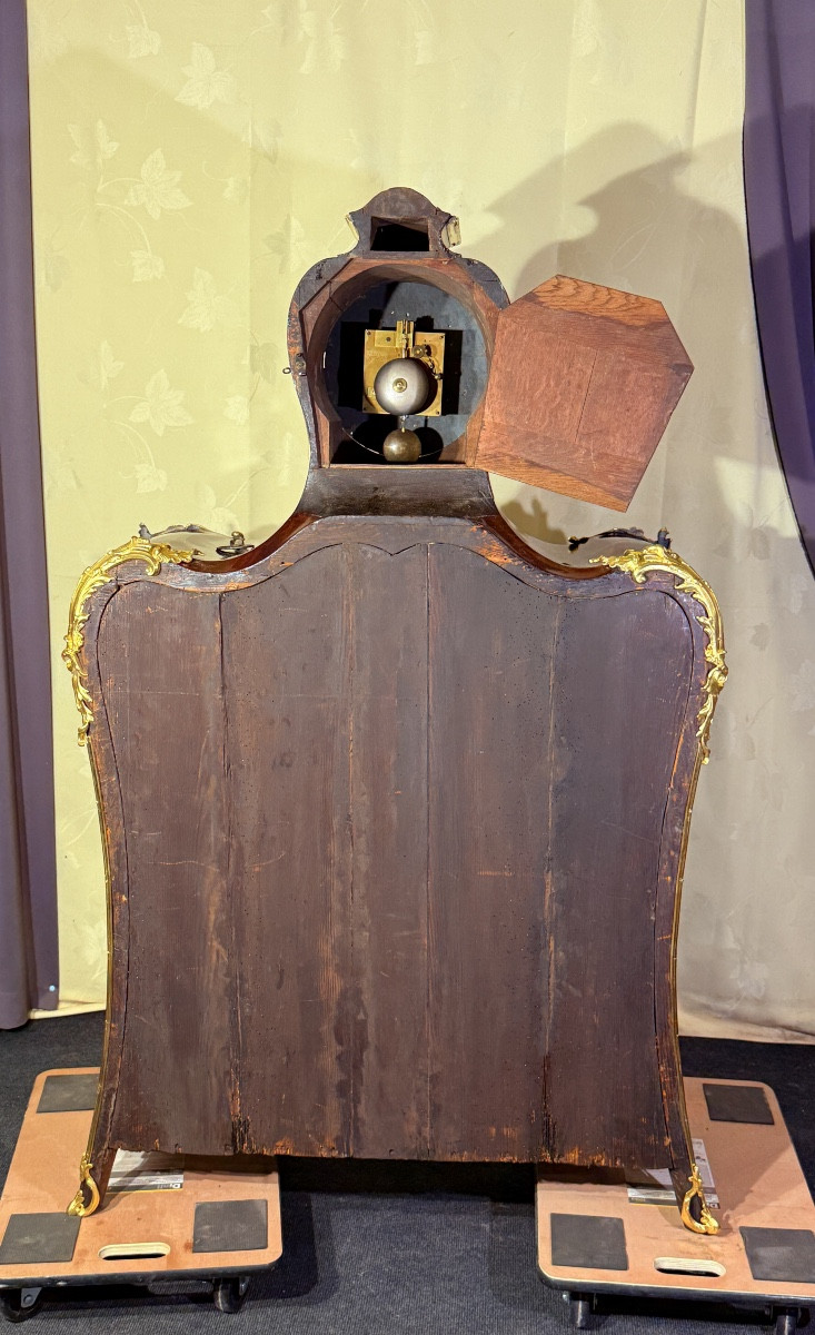 Cartonnier Louis XV Clock, 18th Century-photo-8