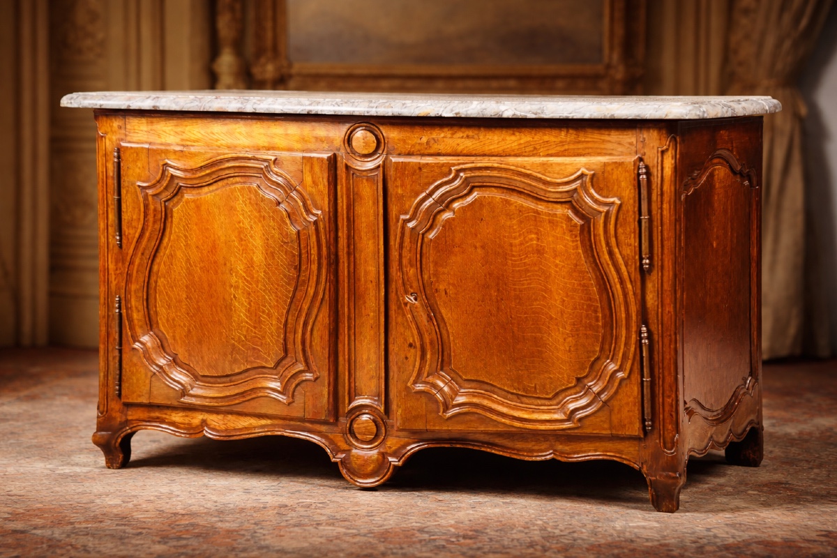 Buffet De Chasse Louis XV , Stamped Nicolas Duval , XVIIIth Century-photo-4