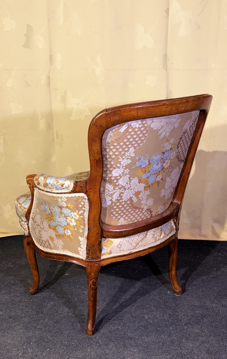 Bergère à Coussin , Estampillée Nicolas Quinibert Foliot ,Époque XVIIIe Siècle -photo-2