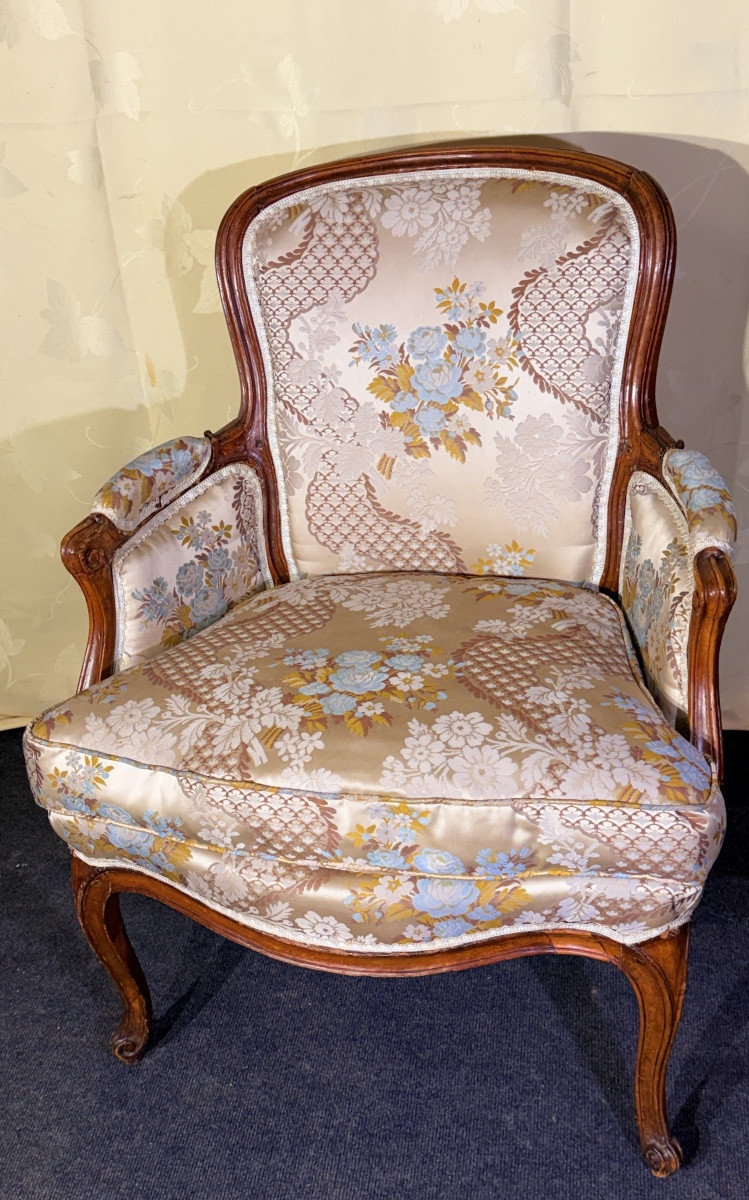 Bergère à Coussin , Estampillée Nicolas Quinibert Foliot ,Époque XVIIIe Siècle -photo-6