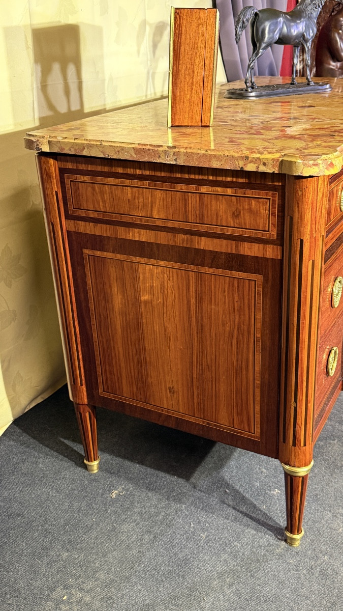 Commode Louis XVI , Époque XVIIIe Siècle -photo-4