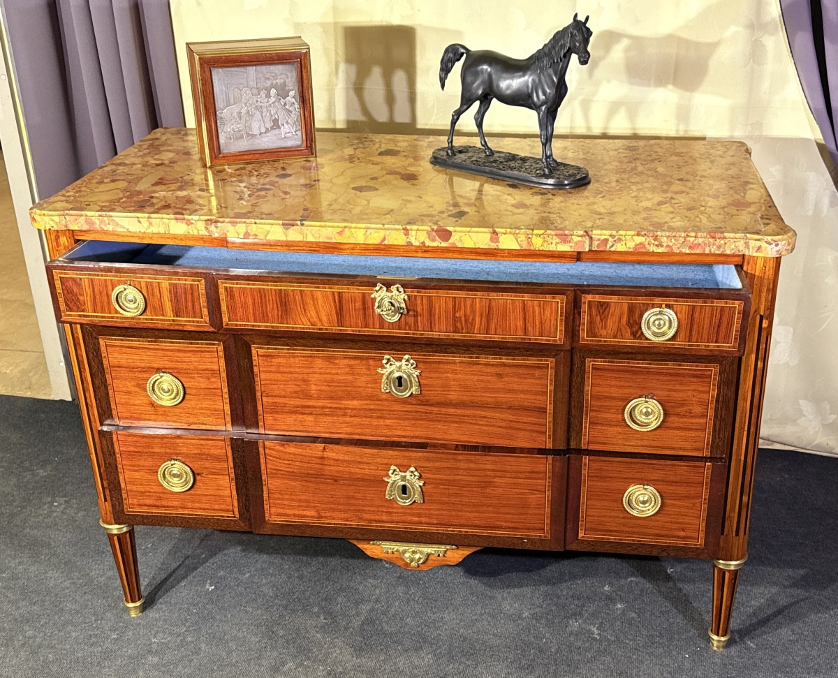 Commode Louis XVI , Époque XVIIIe Siècle -photo-7