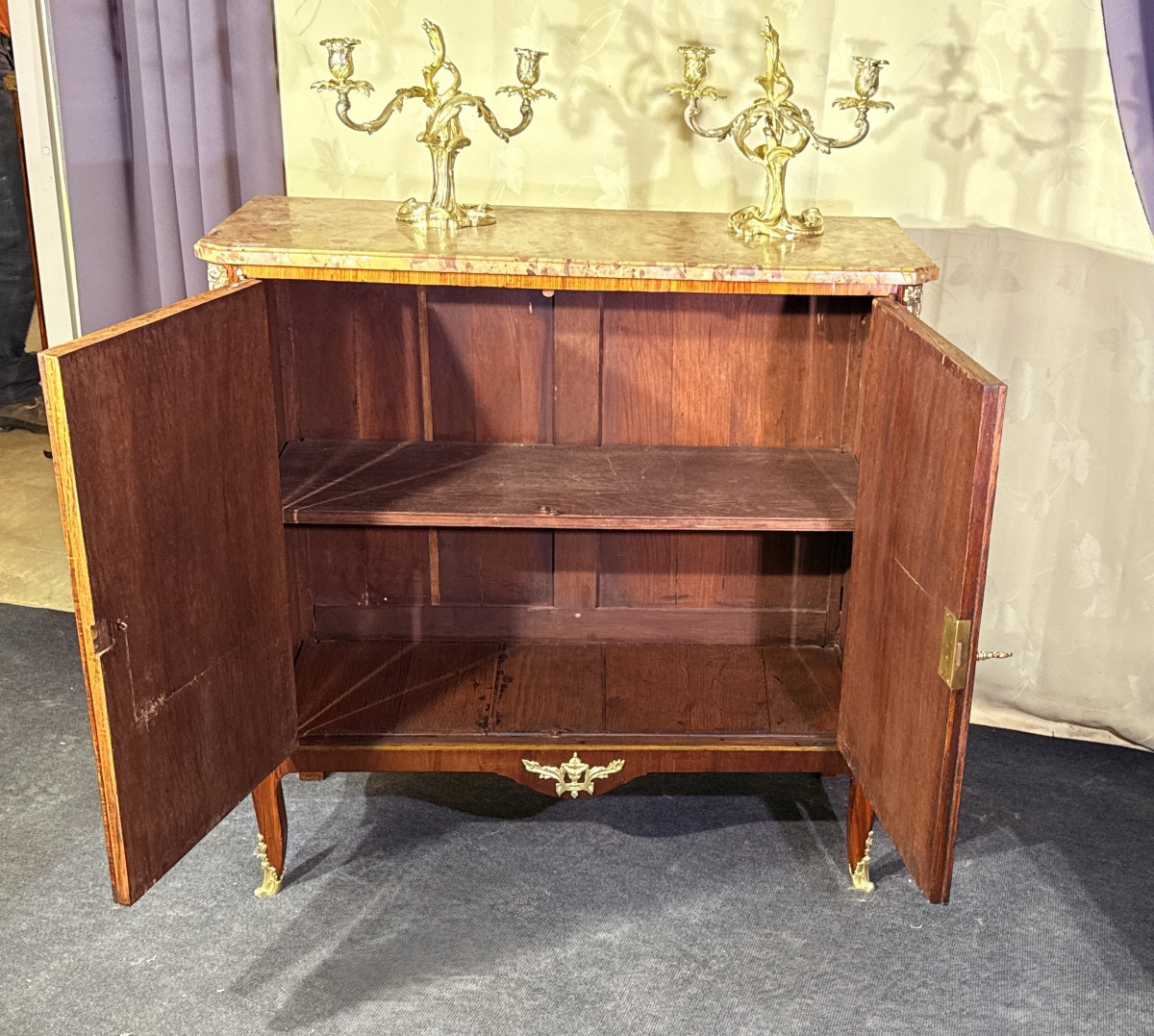 Buffet À 2 Vantaux , Époque Transition , XVIIIe Siècle -photo-4
