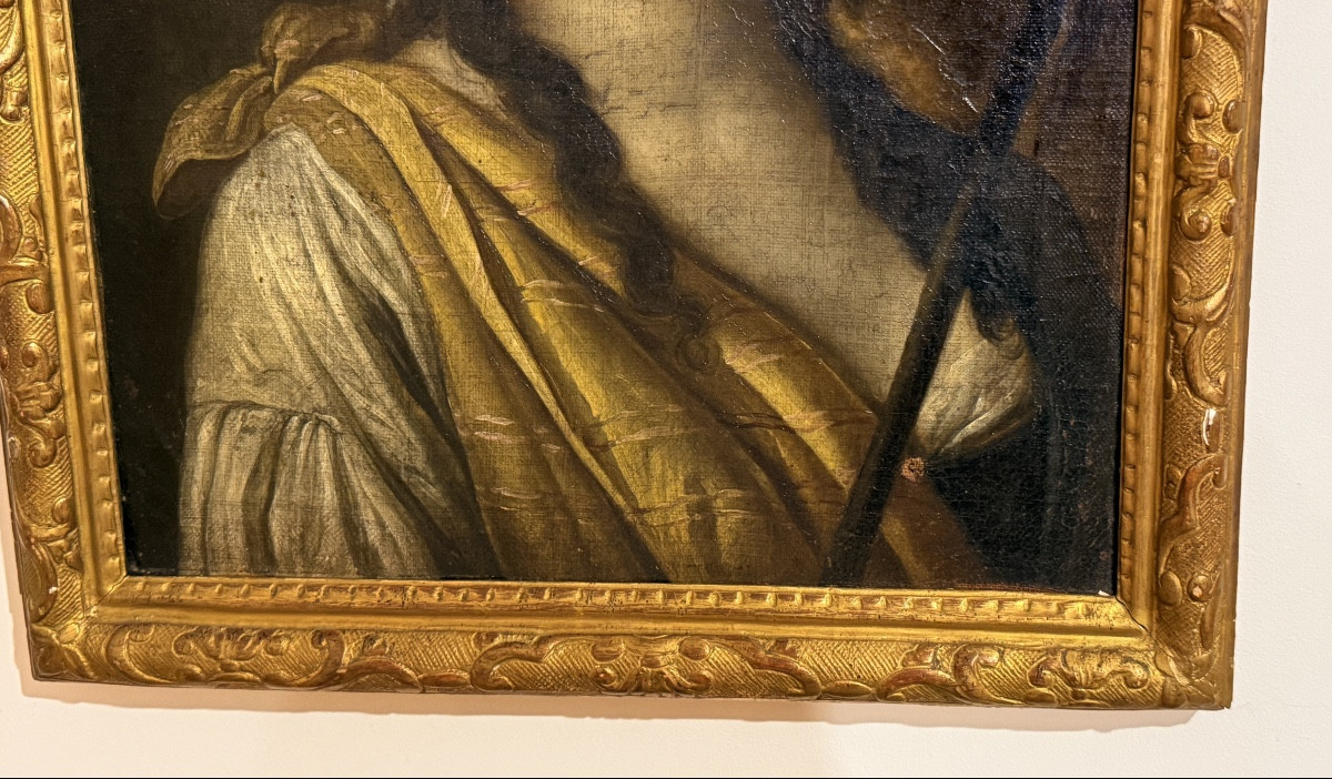 Portrait de Femme , Époque fin XVIIe , début XVIIIe Siècle -photo-3