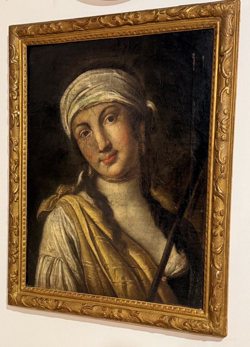 Portrait de Femme , Époque fin XVIIe , début XVIIIe Siècle 
