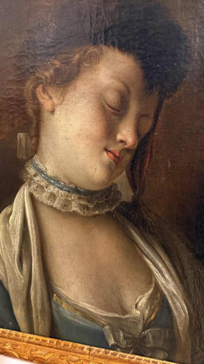 Portrait de Femme, Époque fin XVIIe   Début XVIIIe -photo-2