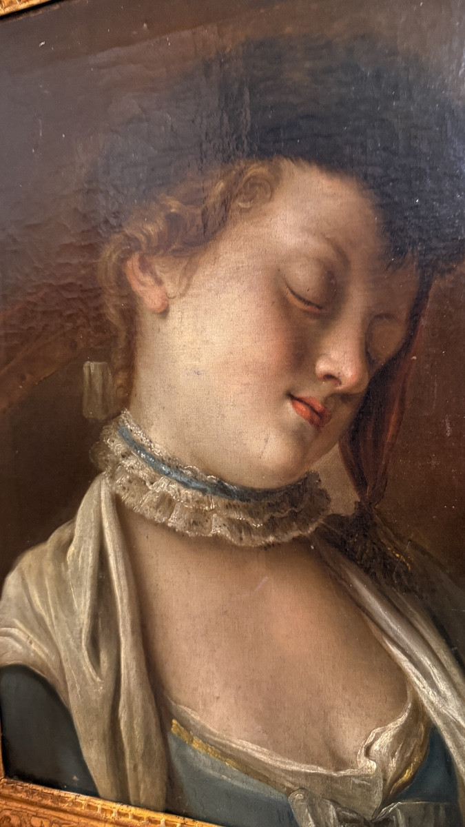 Portrait de Femme, Époque fin XVIIe   Début XVIIIe -photo-3