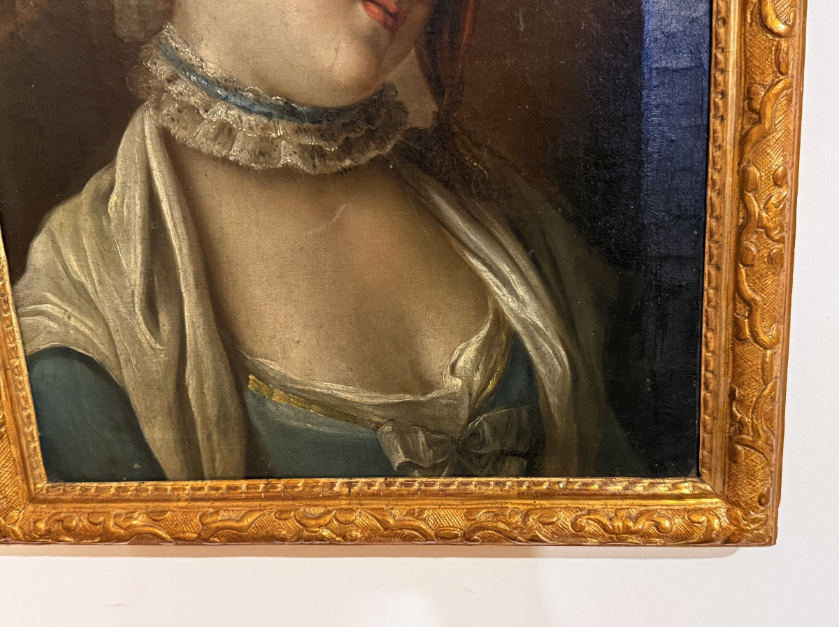 Portrait de Femme, Époque fin XVIIe   Début XVIIIe -photo-4