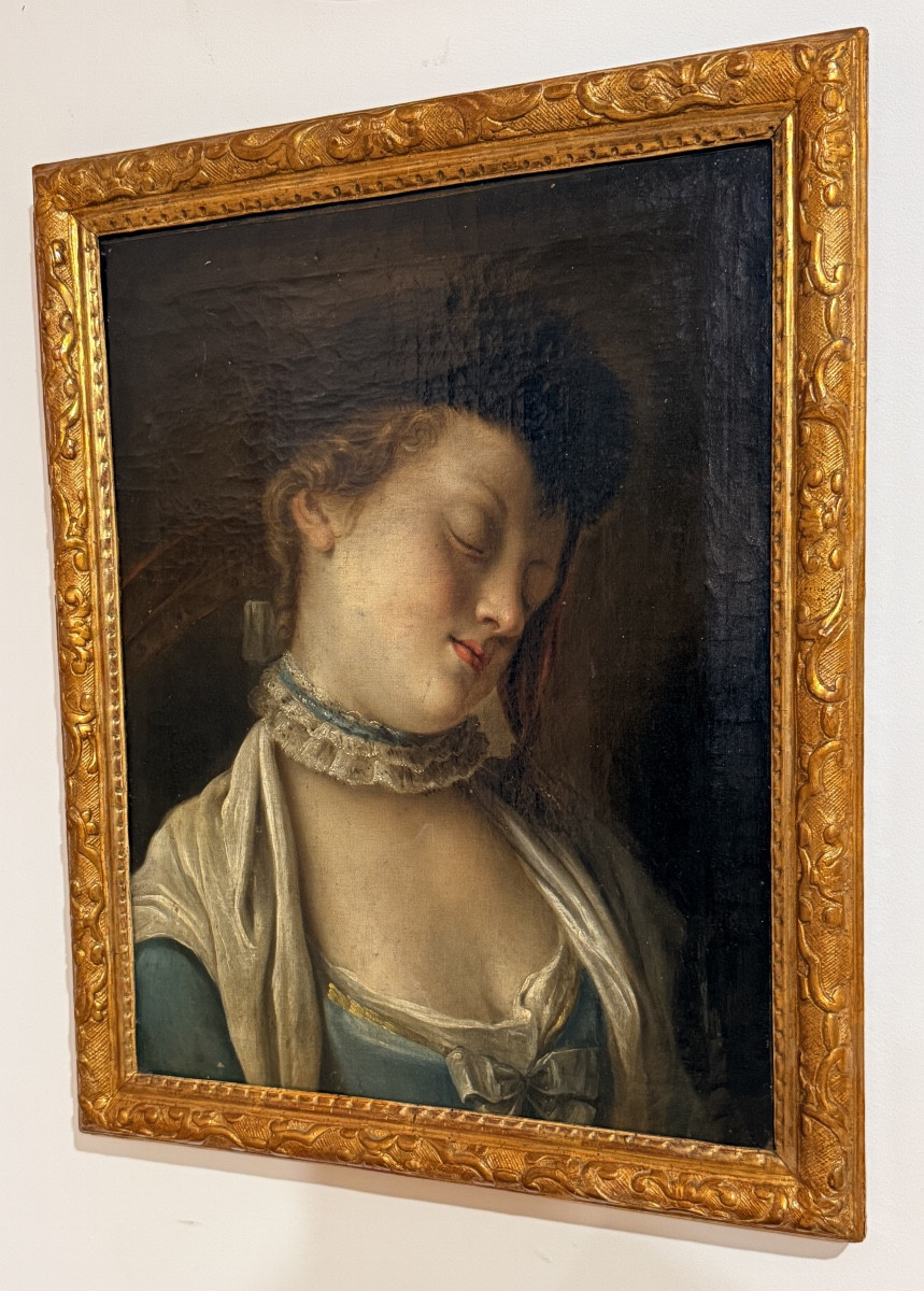 Portrait de Femme, Époque fin XVIIe   Début XVIIIe -photo-1