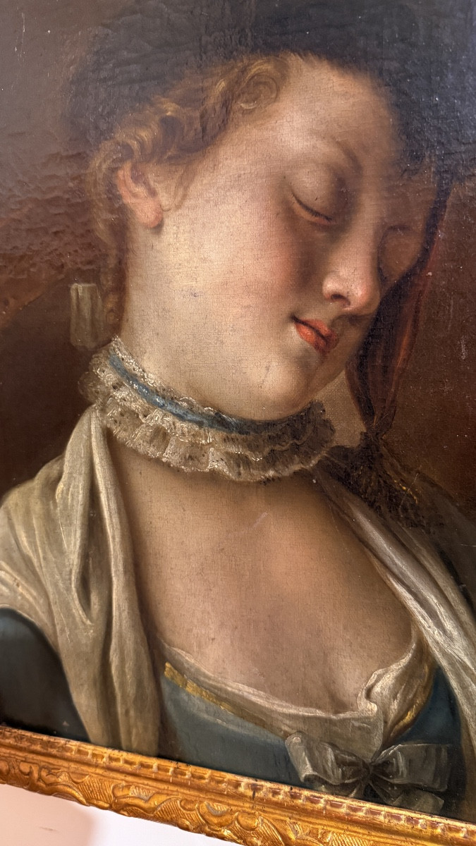 Portrait de Femme, Époque fin XVIIe   Début XVIIIe -photo-5