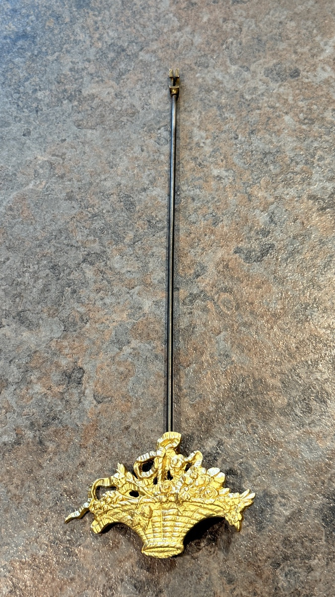 Grande Pendule LYRE  Charles X avec son Globe :  65 CM -photo-5