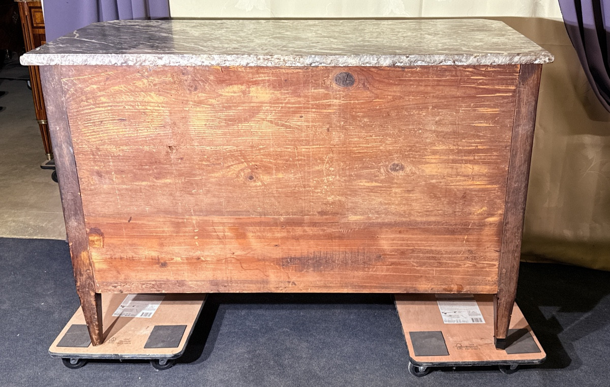 Central Chest Of Drawers Transition Period, 18th Century-photo-7