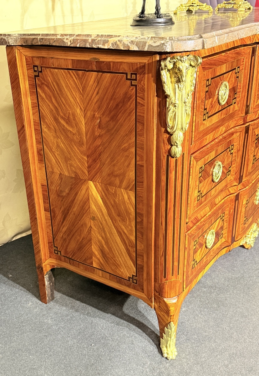 Commode À Ressaut , Époque Transition , XVIIIe Siècle -photo-7