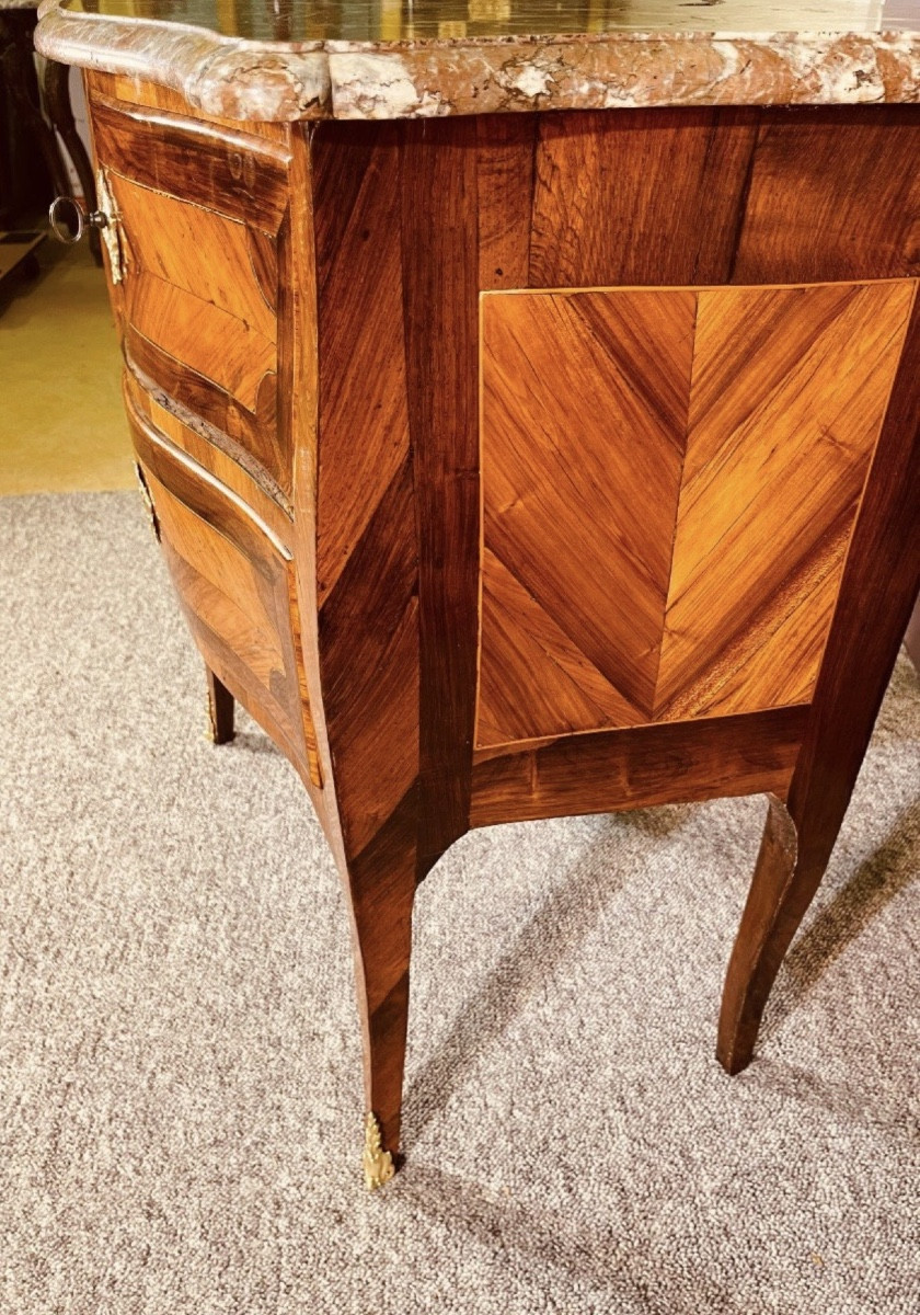 Chest Of Drawers Stamped Lapie , 18th Century-photo-2
