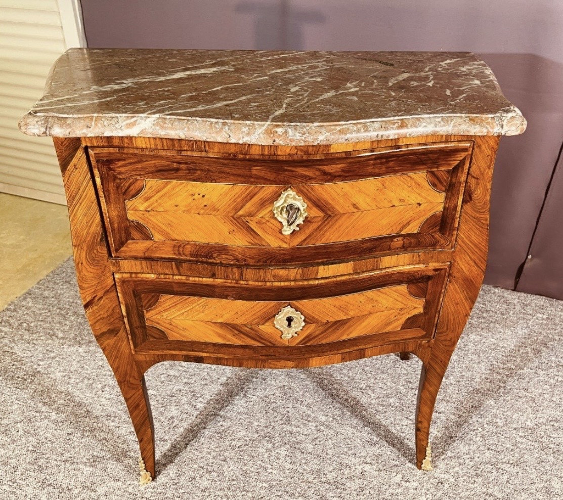 Chest Of Drawers Stamped Lapie , 18th Century-photo-8