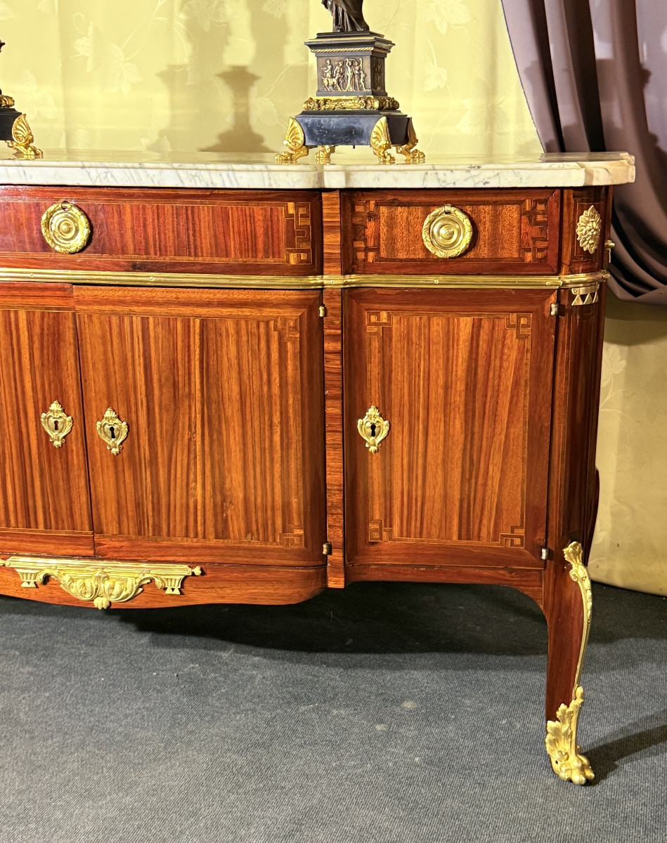 Chest Of Drawers Stamped J.f. Dubut , 18th Century-photo-3