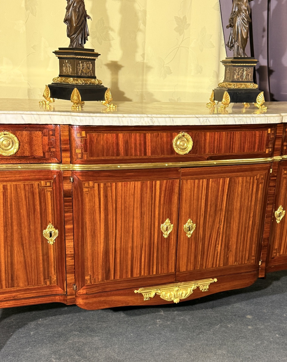 Chest Of Drawers Stamped J.f. Dubut , 18th Century-photo-4